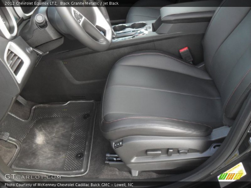 Black Granite Metallic / Jet Black 2012 Chevrolet Equinox LTZ