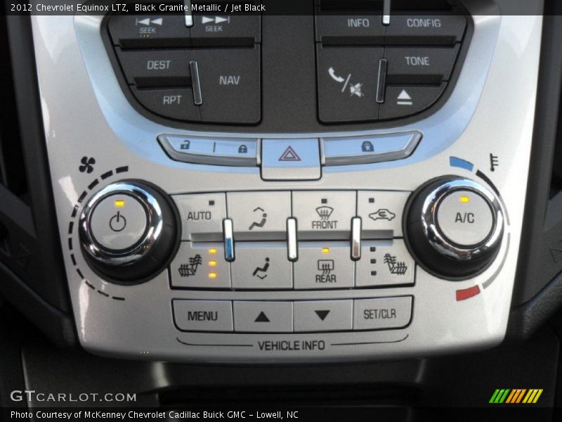 Black Granite Metallic / Jet Black 2012 Chevrolet Equinox LTZ