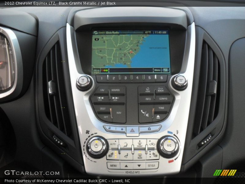 Black Granite Metallic / Jet Black 2012 Chevrolet Equinox LTZ