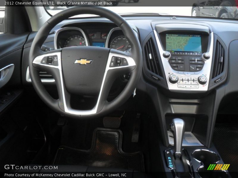 Black Granite Metallic / Jet Black 2012 Chevrolet Equinox LTZ