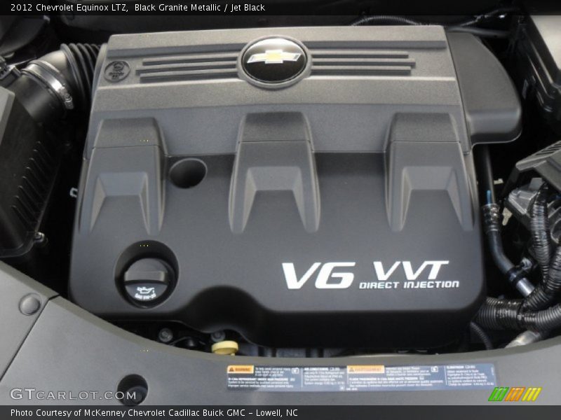 Black Granite Metallic / Jet Black 2012 Chevrolet Equinox LTZ