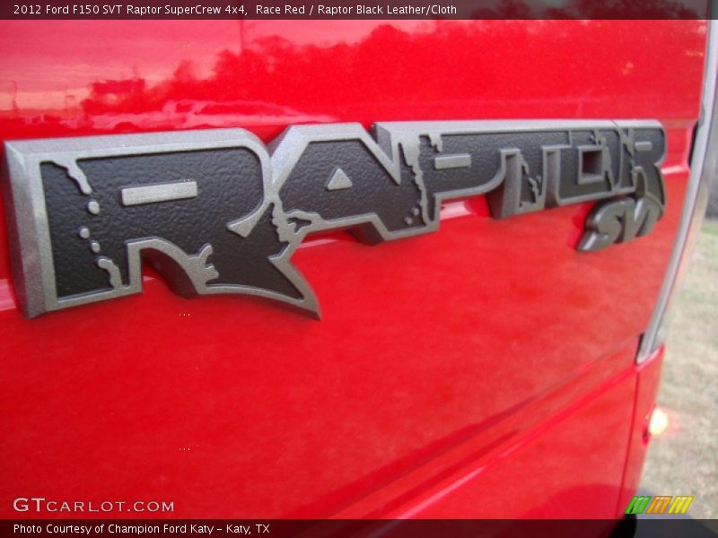 Raptor SVT badge - 2012 Ford F150 SVT Raptor SuperCrew 4x4