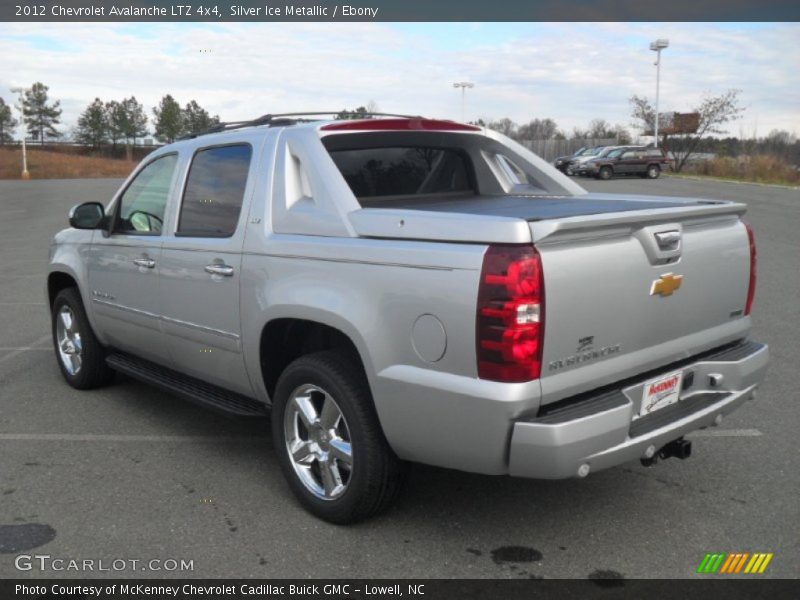 Silver Ice Metallic / Ebony 2012 Chevrolet Avalanche LTZ 4x4