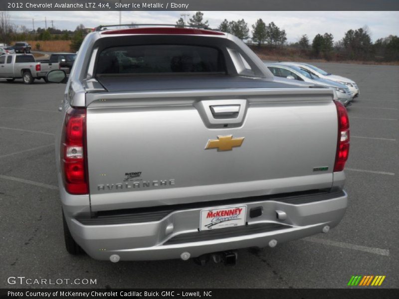 Silver Ice Metallic / Ebony 2012 Chevrolet Avalanche LTZ 4x4