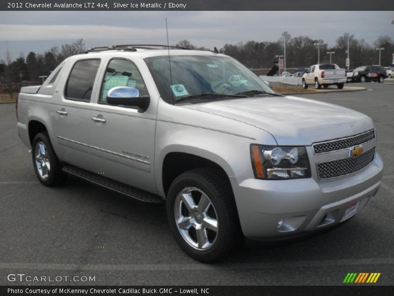 Silver Ice Metallic / Ebony 2012 Chevrolet Avalanche LTZ 4x4