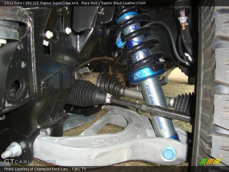 Front SVT control arm and Fox Racing Shox - 2012 Ford F150 SVT Raptor SuperCrew 4x4