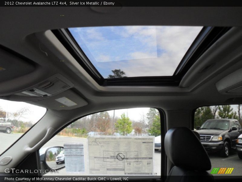Silver Ice Metallic / Ebony 2012 Chevrolet Avalanche LTZ 4x4