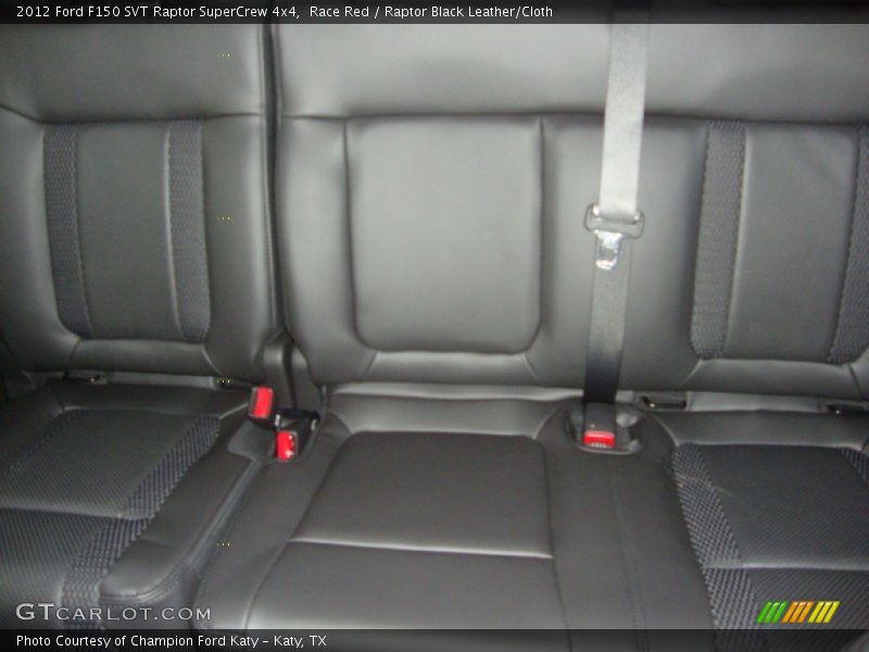  2012 F150 SVT Raptor SuperCrew 4x4 Raptor Black Leather/Cloth Interior