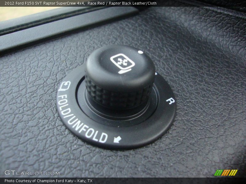 Power Fold mirror controls - 2012 Ford F150 SVT Raptor SuperCrew 4x4