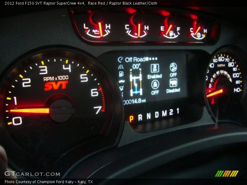  2012 F150 SVT Raptor SuperCrew 4x4 SVT Raptor SuperCrew 4x4 Gauges