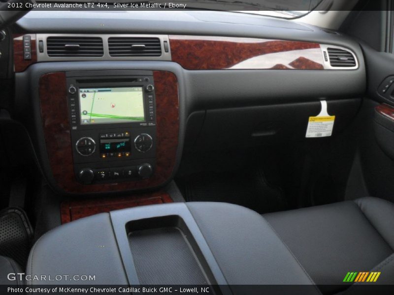 Silver Ice Metallic / Ebony 2012 Chevrolet Avalanche LTZ 4x4