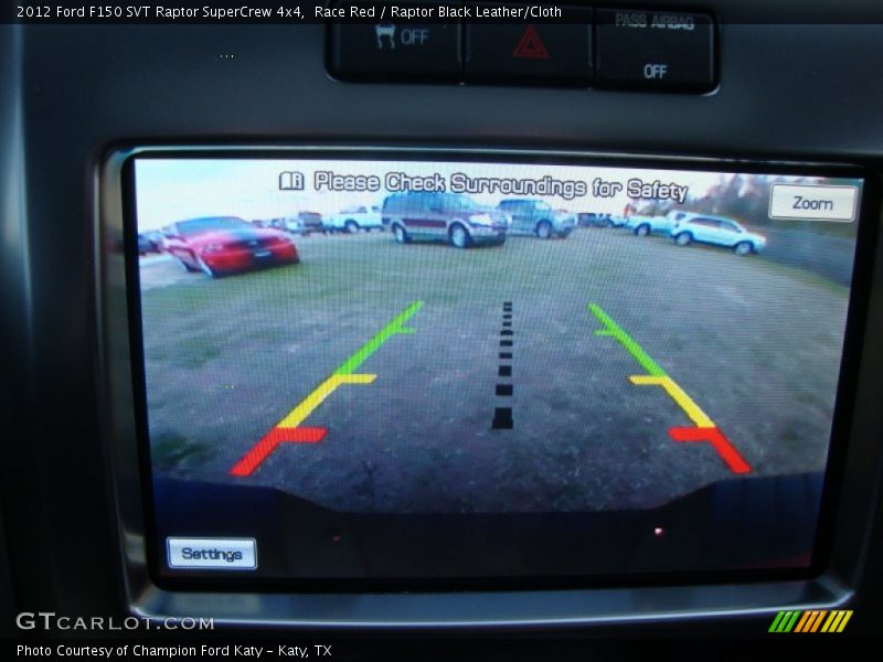 Backup Camera - 2012 Ford F150 SVT Raptor SuperCrew 4x4