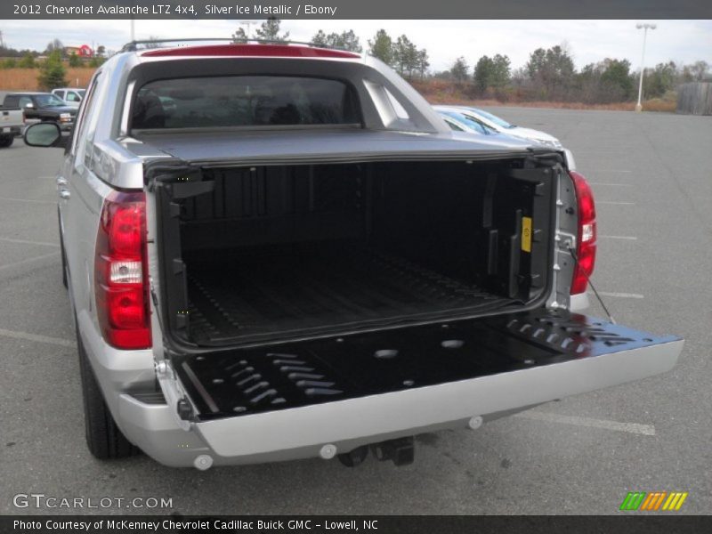 Silver Ice Metallic / Ebony 2012 Chevrolet Avalanche LTZ 4x4
