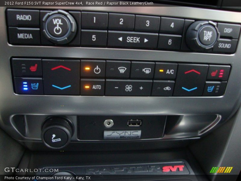 Controls of 2012 F150 SVT Raptor SuperCrew 4x4