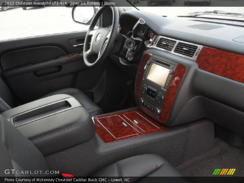Silver Ice Metallic / Ebony 2012 Chevrolet Avalanche LTZ 4x4
