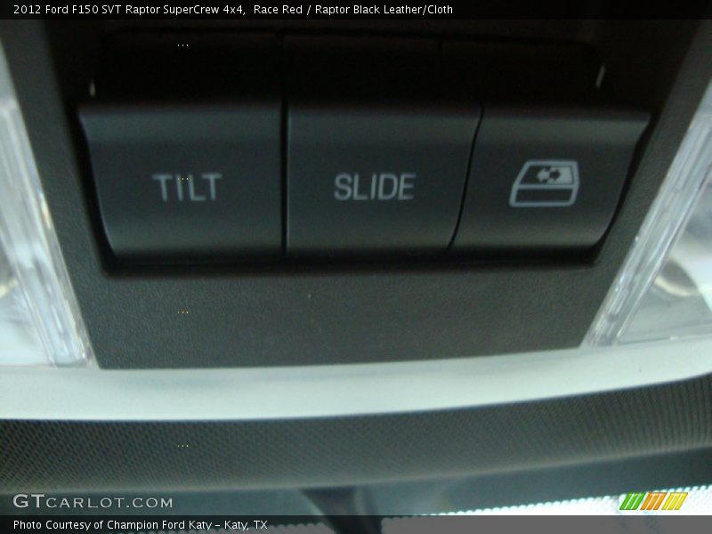 Sunroof controls - 2012 Ford F150 SVT Raptor SuperCrew 4x4