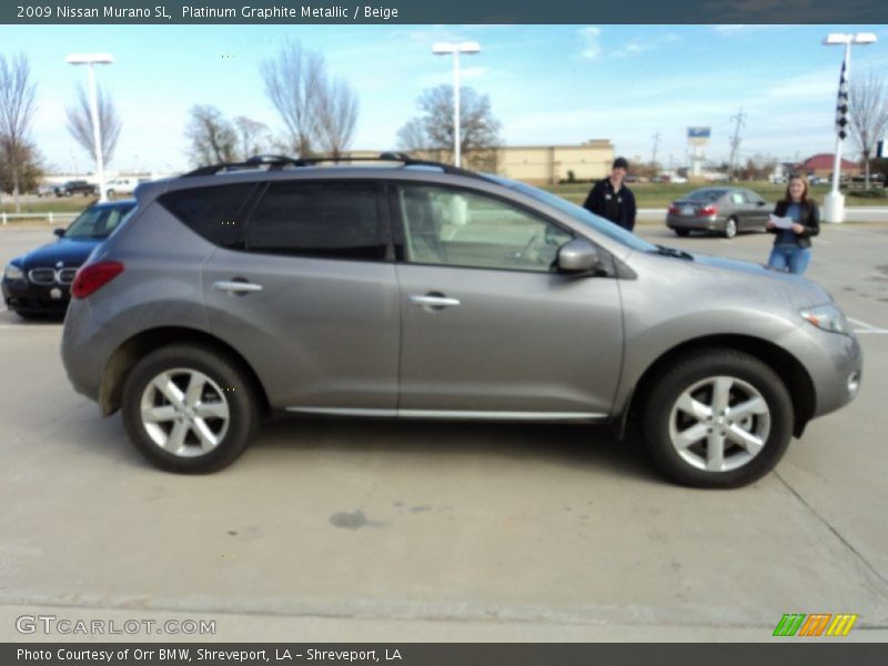 Platinum Graphite Metallic / Beige 2009 Nissan Murano SL