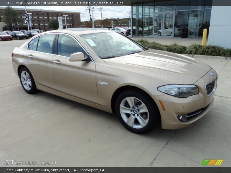  2012 5 Series 528i Sedan Milano Beige Metallic