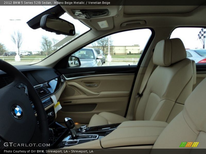 Milano Beige Metallic / Venetian Beige 2012 BMW 5 Series 528i Sedan