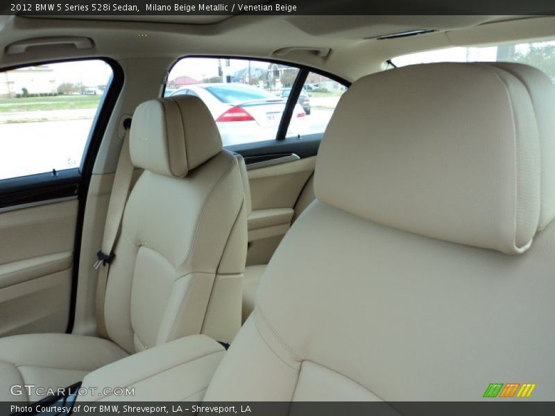 Milano Beige Metallic / Venetian Beige 2012 BMW 5 Series 528i Sedan