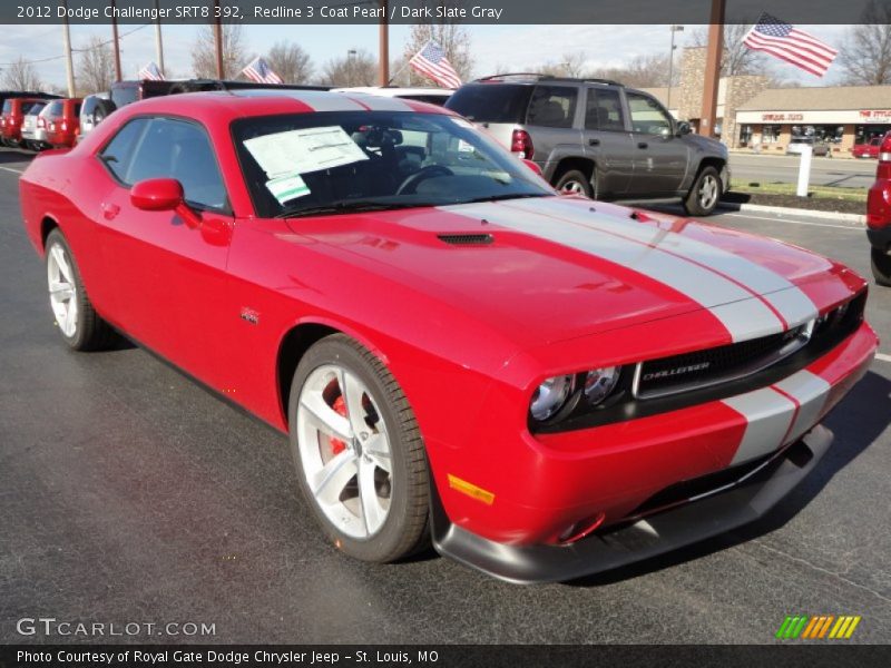 Front 3/4 View of 2012 Challenger SRT8 392