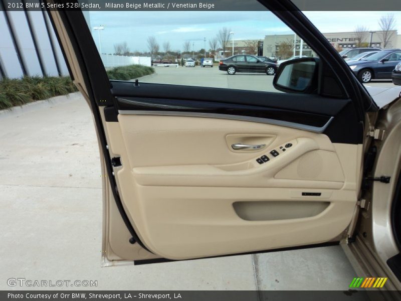 Milano Beige Metallic / Venetian Beige 2012 BMW 5 Series 528i Sedan