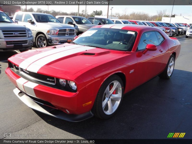 Redline 3 Coat Pearl / Dark Slate Gray 2012 Dodge Challenger SRT8 392