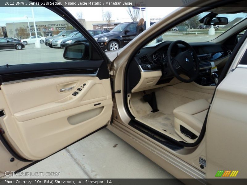 Milano Beige Metallic / Venetian Beige 2012 BMW 5 Series 528i Sedan