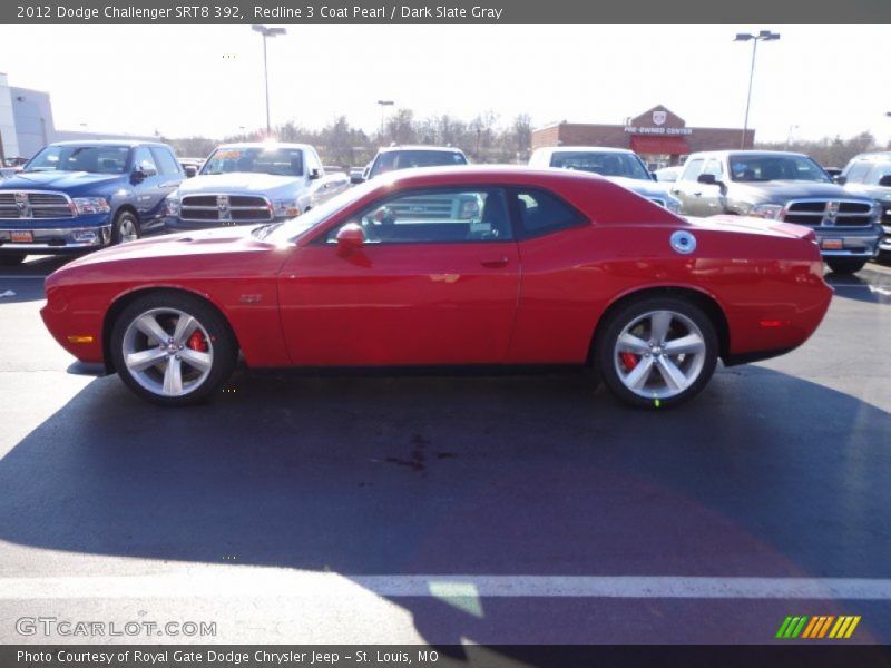 Redline 3 Coat Pearl / Dark Slate Gray 2012 Dodge Challenger SRT8 392