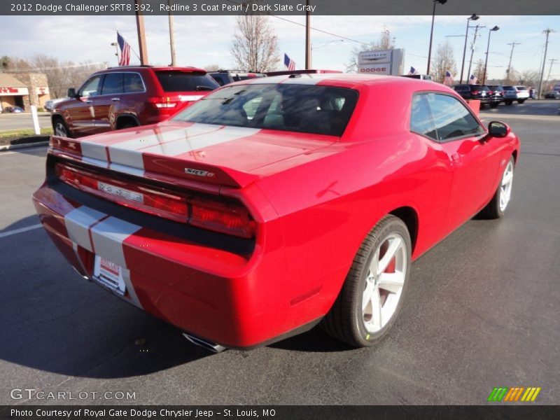 Redline 3 Coat Pearl / Dark Slate Gray 2012 Dodge Challenger SRT8 392