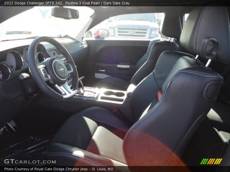 Redline 3 Coat Pearl / Dark Slate Gray 2012 Dodge Challenger SRT8 392