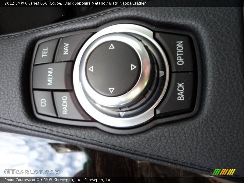 Controls of 2012 6 Series 650i Coupe