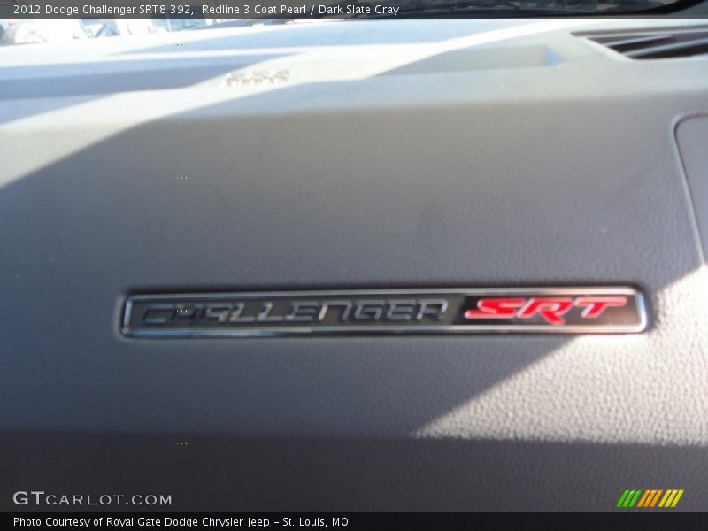 Redline 3 Coat Pearl / Dark Slate Gray 2012 Dodge Challenger SRT8 392