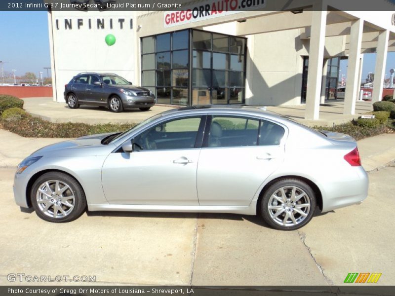 Liquid Platinum / Graphite 2012 Infiniti G 37 Journey Sedan