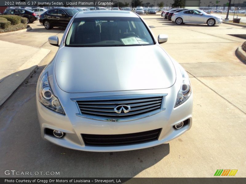 Liquid Platinum / Graphite 2012 Infiniti G 37 Journey Sedan