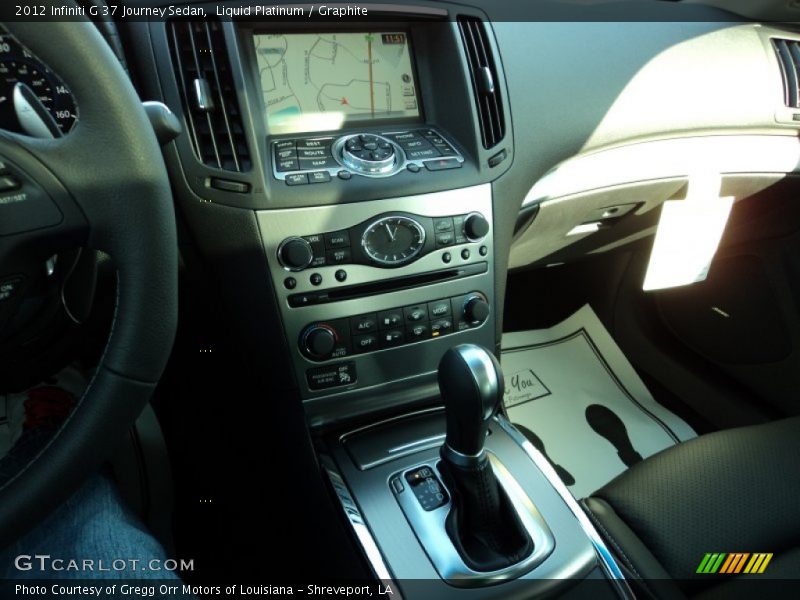 Liquid Platinum / Graphite 2012 Infiniti G 37 Journey Sedan