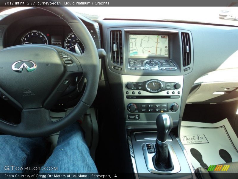 Liquid Platinum / Graphite 2012 Infiniti G 37 Journey Sedan