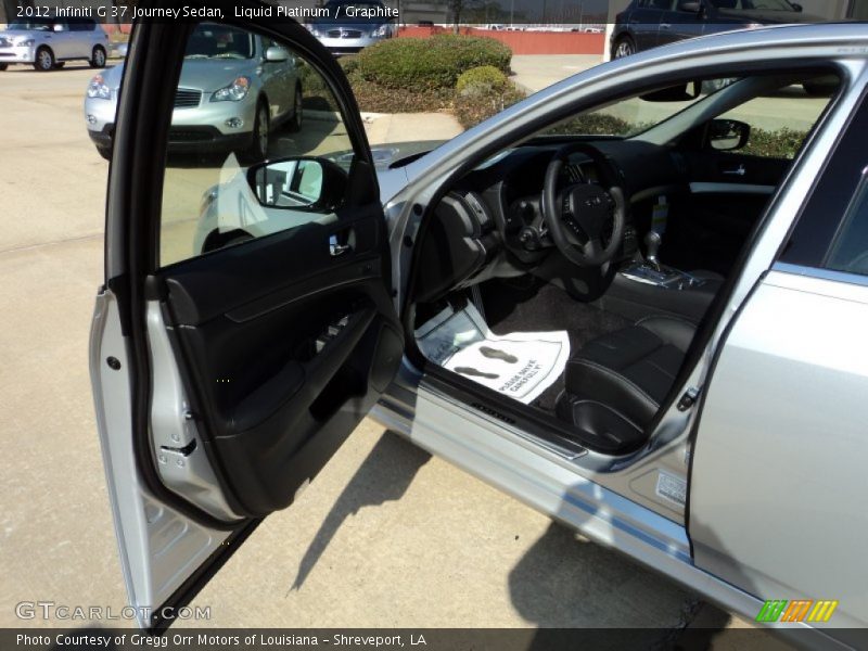 Liquid Platinum / Graphite 2012 Infiniti G 37 Journey Sedan