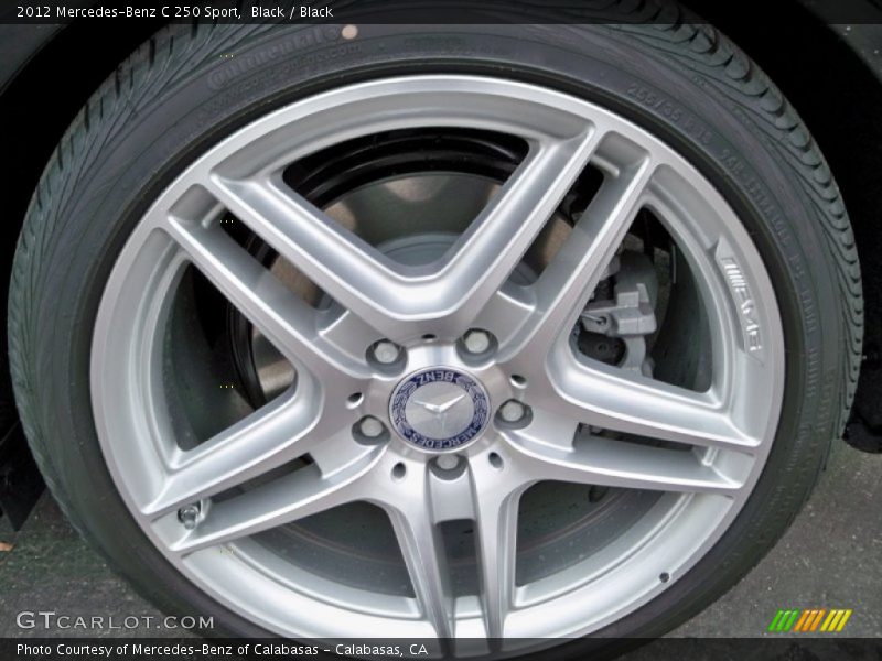 Black / Black 2012 Mercedes-Benz C 250 Sport