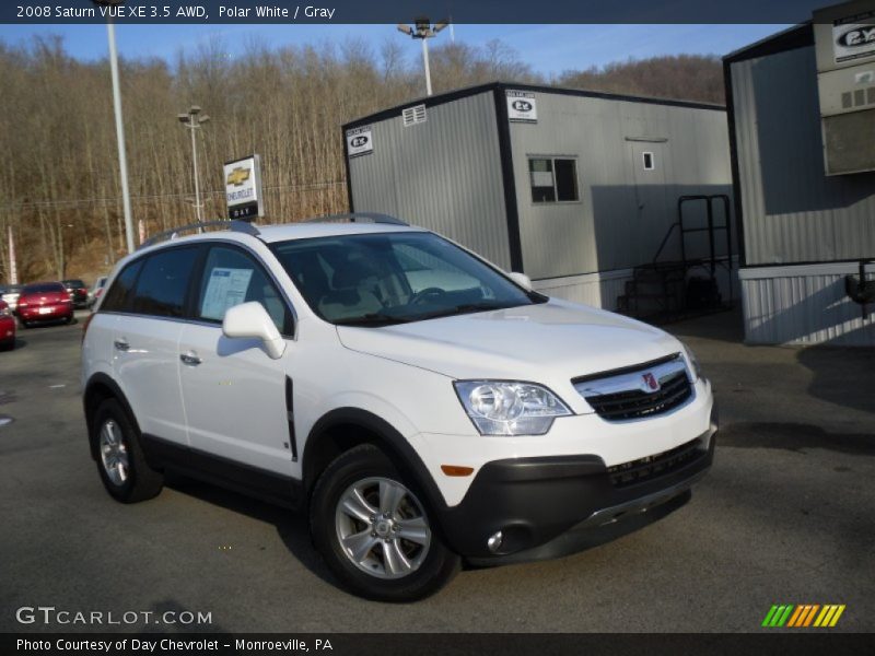 Polar White / Gray 2008 Saturn VUE XE 3.5 AWD