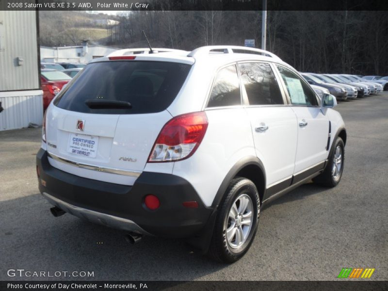 Polar White / Gray 2008 Saturn VUE XE 3.5 AWD