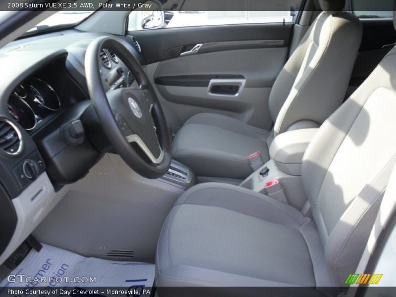 Polar White / Gray 2008 Saturn VUE XE 3.5 AWD