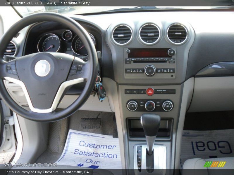 Polar White / Gray 2008 Saturn VUE XE 3.5 AWD