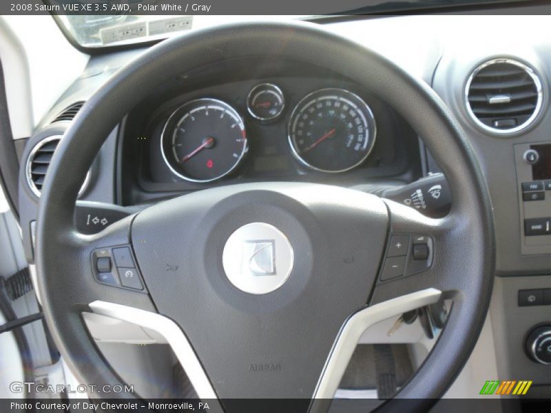 Polar White / Gray 2008 Saturn VUE XE 3.5 AWD