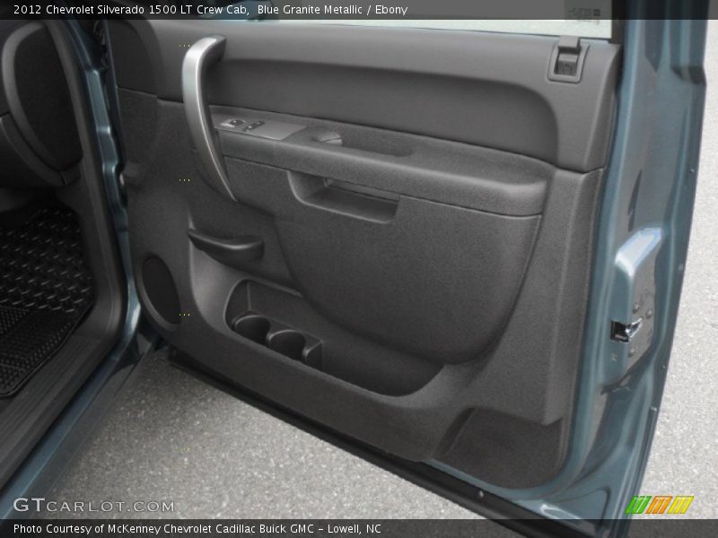 Blue Granite Metallic / Ebony 2012 Chevrolet Silverado 1500 LT Crew Cab