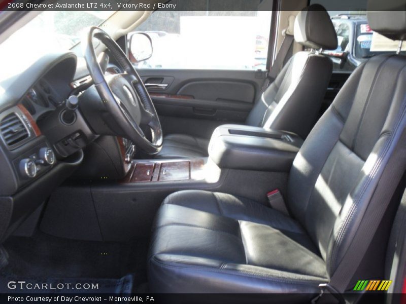 Victory Red / Ebony 2008 Chevrolet Avalanche LTZ 4x4