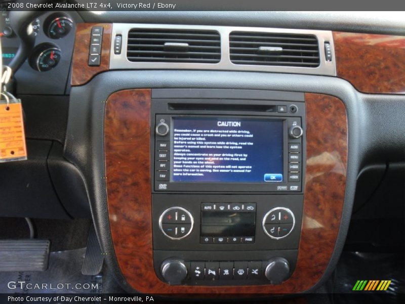 Victory Red / Ebony 2008 Chevrolet Avalanche LTZ 4x4