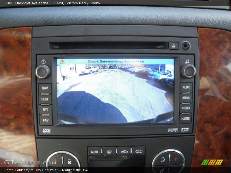 Victory Red / Ebony 2008 Chevrolet Avalanche LTZ 4x4