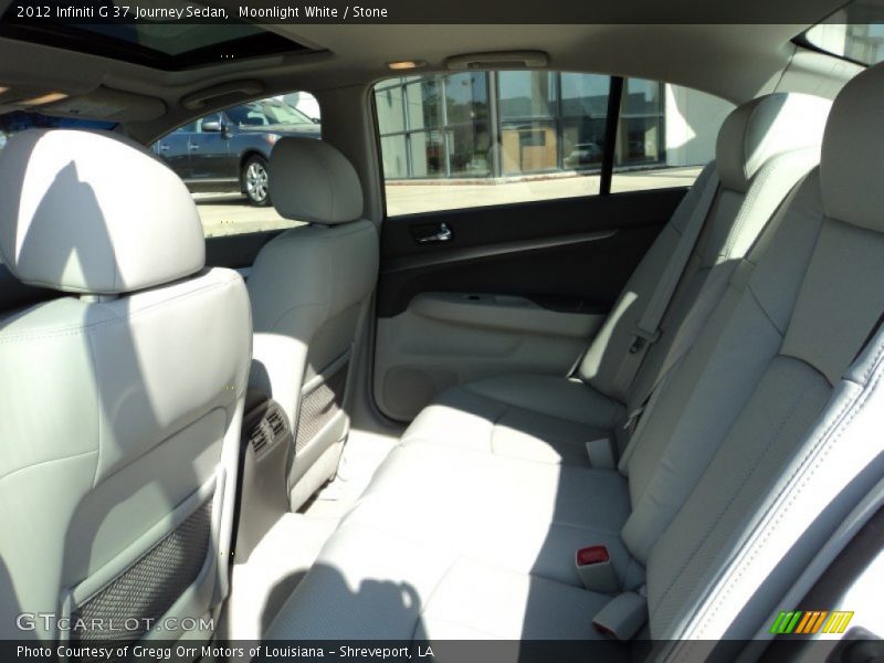 Moonlight White / Stone 2012 Infiniti G 37 Journey Sedan