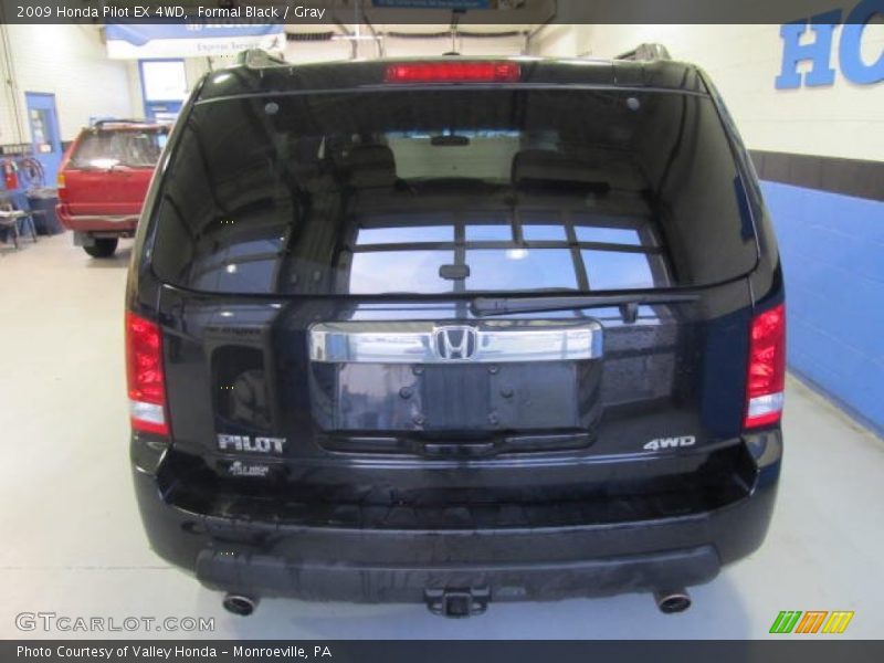 Formal Black / Gray 2009 Honda Pilot EX 4WD